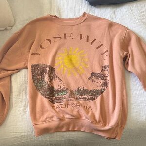 Goodie Two Sleeves Peach Sweatshirt